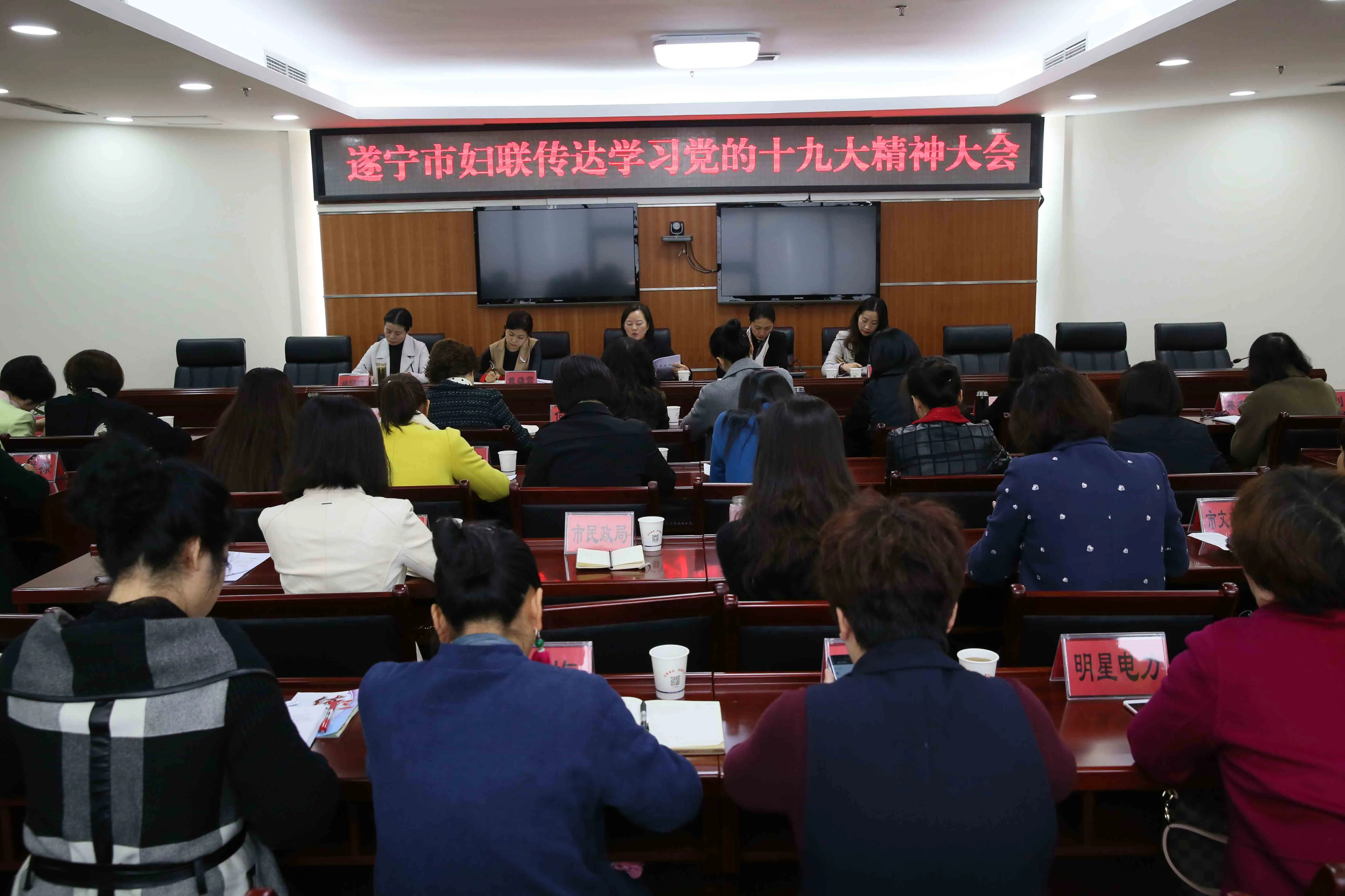 市妇联召开传达学习党的十九大精神大会